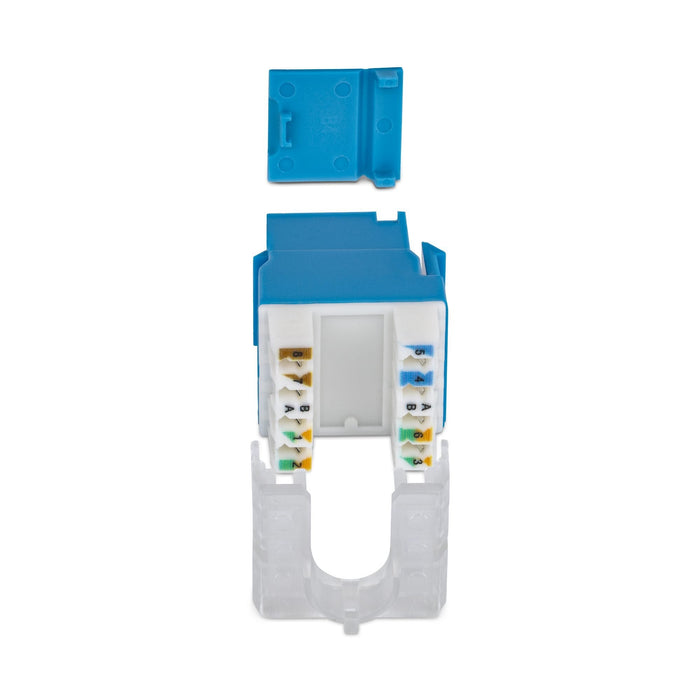 Startech.Com Startech - Keystone Jack - 180°, 110 Punch Down - Cat 6 - Utp - Rj-45 - Azul - Conforme Taa (Paquete Con 24)