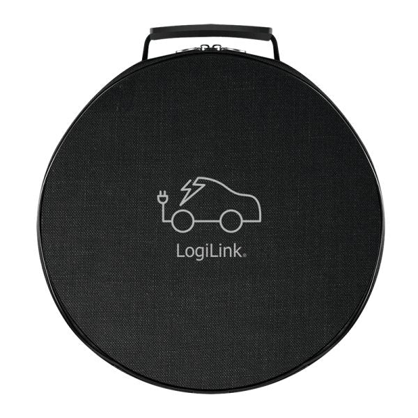 Logilink Protección Bolsa Para Elektroauto Cable De Carga Negro