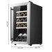 EAN 8435484001212 - Cecotec 00121 enfriador de vino Nevera de vino Independiente Acero inoxidable 15 botella(s) imagen 3