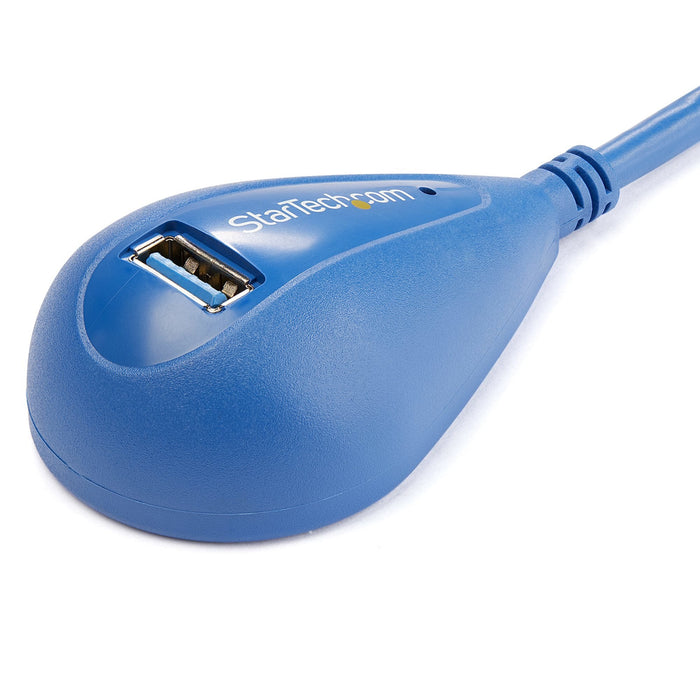 Startech.Com Cable De 1 5m De Extensión Alargador Usb 3.0 Superspeed Base Dock Macho A Hembra Usb A Extensor De Sobremesa Azul Cable Alargador Usb Usb Tipo A (M) A Usb Tipo A (H) 1.5 M Negro Para P/N: 2sd4fcru3 Cfastrwu3 Fcreadmicro3