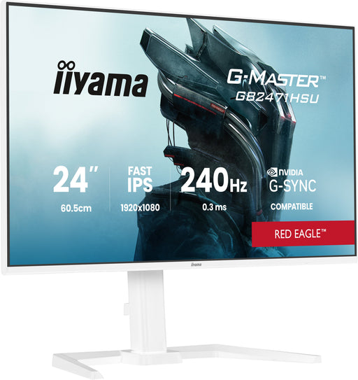 EAN 4948570126361 - iiyama G-MASTER GB2471HSU-W1 pantalla para PC 60,5 cm (23.8") 1920 x 1080 Pixeles Full HD LED Blanco imagen 1