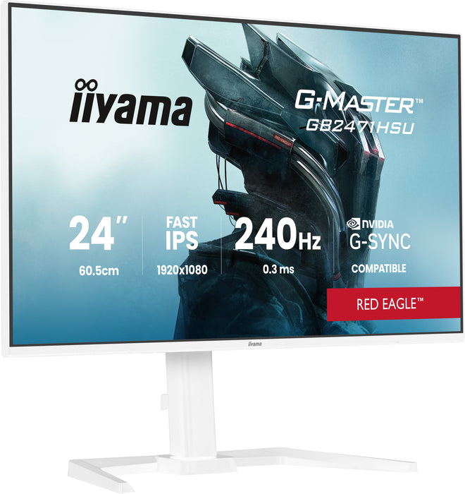 EAN 4948570126361 - iiyama G-MASTER GB2471HSU-W1 pantalla para PC 60,5 cm (23.8") 1920 x 1080 Pixeles Full HD LED Blanco imagen 1