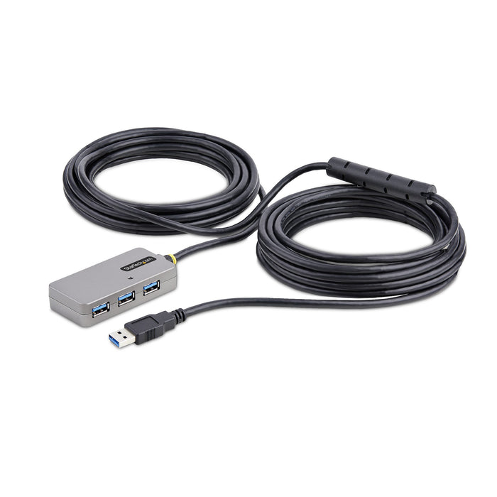 EAN 0065030897365 - StarTech.com U01043-USB-EXTENDER hub de interfaz USB 3.2 Gen 1 (3.1 Gen 1) Type-A 5000 Mbit/s Negro, Plat imagen 1
