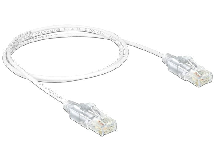 Delock Cable Rj45 Cat.6 Utp Slim 1 M