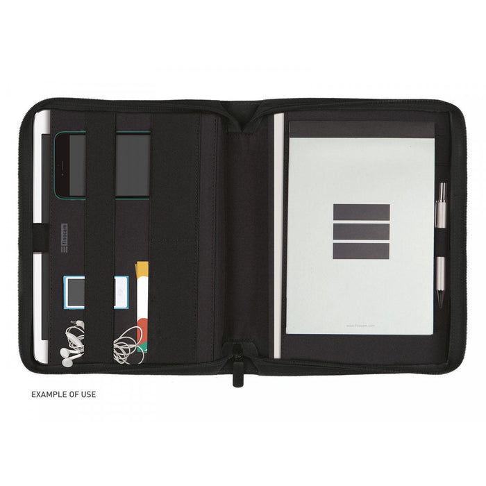Carpeta Congreso Portadocumentos Cremallera Serie 00 A5 Negro J955 Finocam 5095260