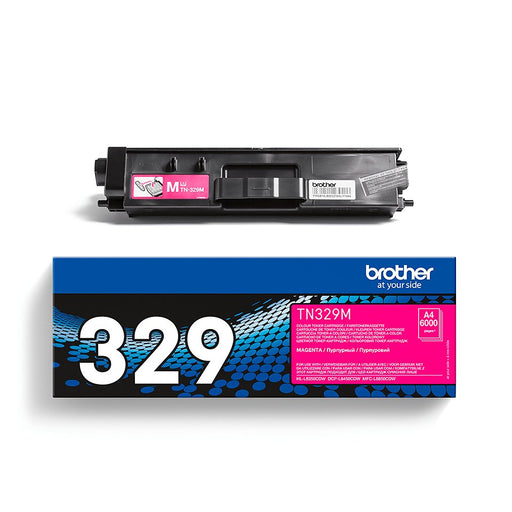 EAN 4977766735070 - Brother TN-329M cartucho de tóner 1 pieza(s) Original Magenta imagen 2