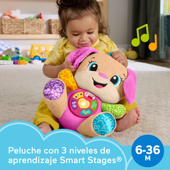 Peluche Perrita Aprende Conmigo Rie Y Aprende