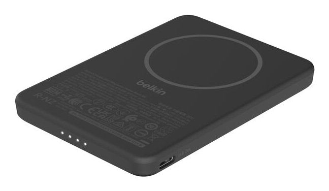 Cargador Inalámbrico Belkin Delgado 5000 Mah 15 Vatios Fast Charge (Usb-C) En El Cable: Usb-C Negro
