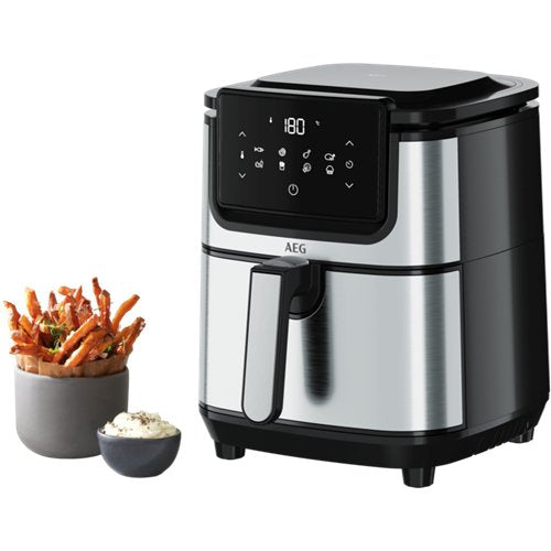 EAN 7332543774142 - AEG AF6-1-4ST Sencillo 3,5 L Independiente 1500 W Freidora de aire caliente Negro, Acero inoxidable imagen 3