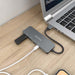 EAN 8436574708134 - AISENS A106-0696 hub de interfaz USB 3.2 Gen 2 (3.1 Gen 2) Type-A 10000 Mbit/s imagen 4
