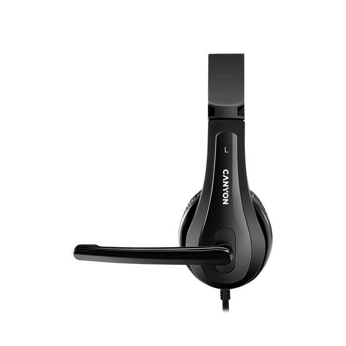 EAN 5291485008291 - Canyon CNS-CHSU1B auricular y casco Auriculares Alámbrico Diadema Llamadas/Música USB tipo A Negro imagen 4