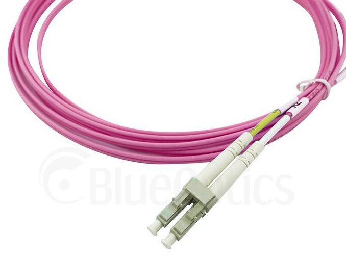 Cable Blueoptics Sfp3133fu7.5mk De Fibra Optica 7,5 M Lc St Om4 Magenta