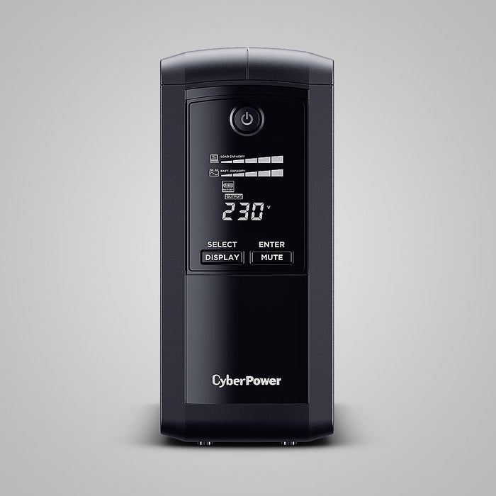 EAN 4712856274868 - CyberPower Tracer III VP1000ELCD-FR sistema de alimentación ininterrumpida (UPS) Línea interactiva 1 kVA  imagen 2