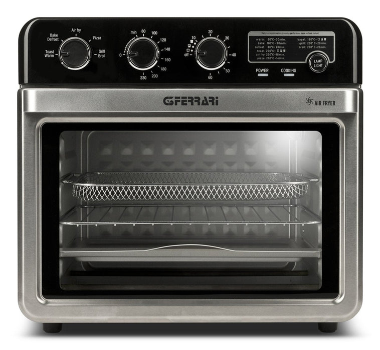 Freidora  G3 Ferrari G10221 De Aire Caliente Individual 32 L 2000 W Negra, Acero Inoxidable
