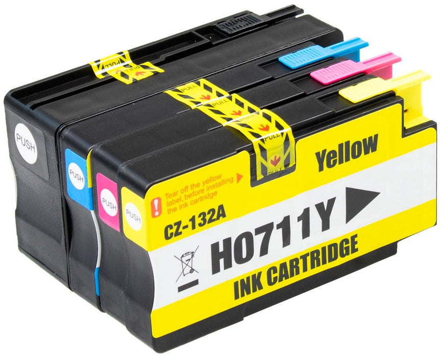 G&G Cartucho De Tinta Hp 711 N 4er-Set: 1x Bk, 1x C, 1x M, 1x Y
