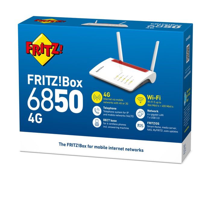 Routers  Fritz Box 6850 4g Edition Perp