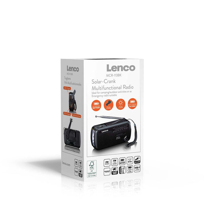 EAN 8711902083641 - Lenco MCR-113BK radio Portátil Negro imagen 13