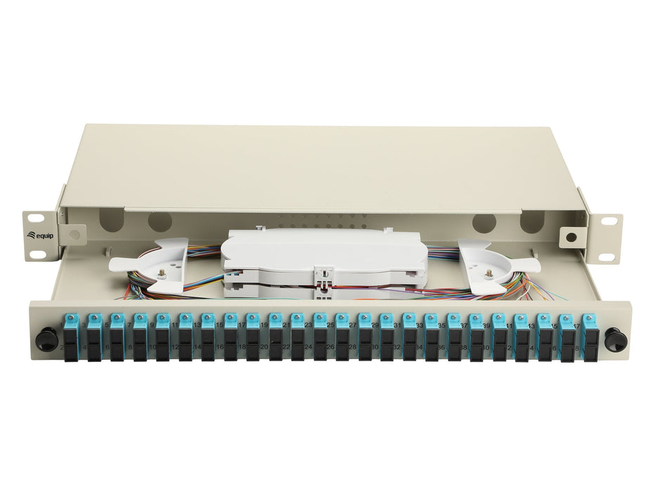 Equip Lwl-Spleisskamen 24-Port Sc-Duplex Om3 1u Komplett Gr