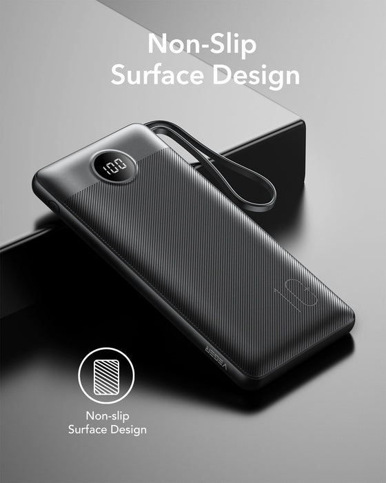 EAN 6970453554204 - VEGER C10 batería externa Polímero de litio Negro imagen 8