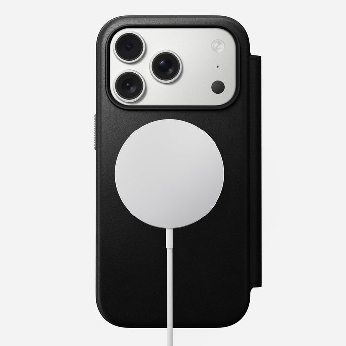 Nomad Modern Leather Folio Iphone 17 Pro Black