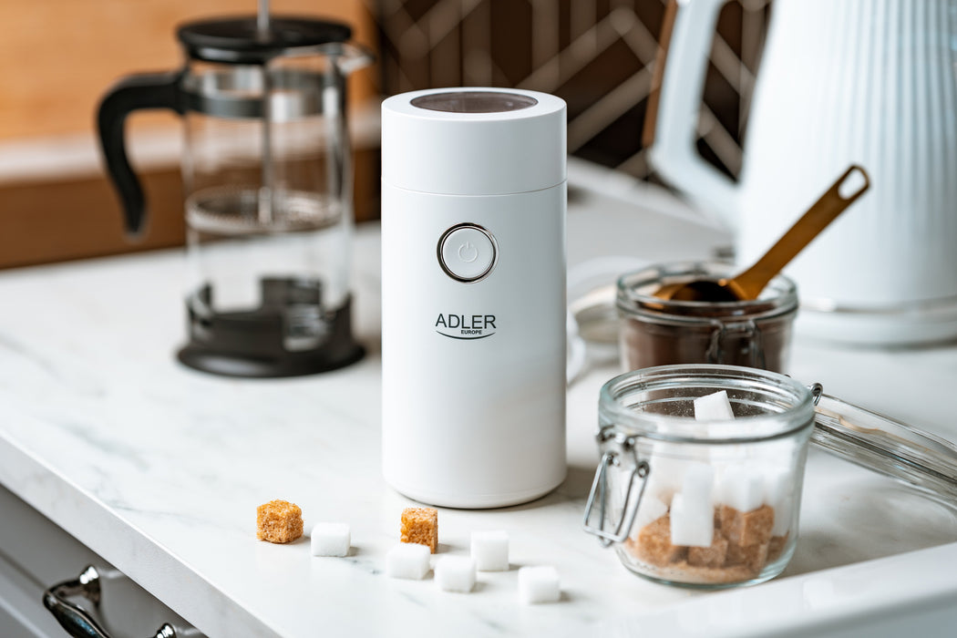 EAN 5903887800457 - Adler AD 4446WS molinillo de café 150 W Blanco imagen 11