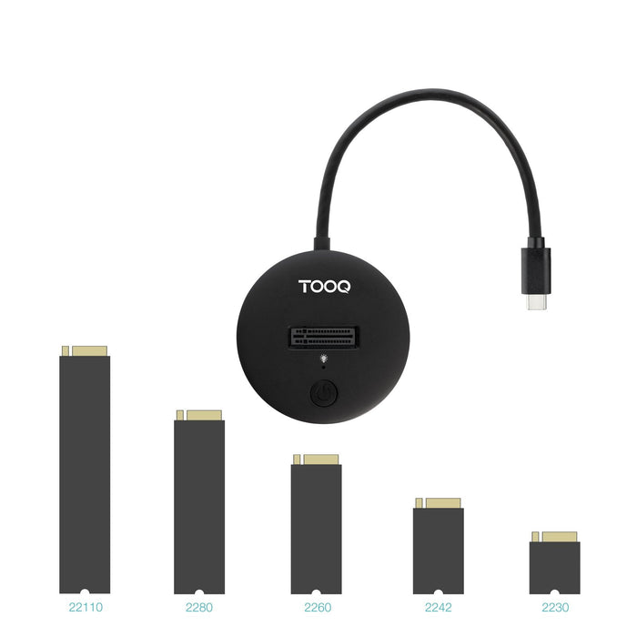 Docking Station Para Ssd M2 Sata Nvme Tooq Tqds-100b