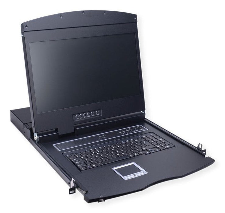 Value 19-Zoll-Kvm-Switch, 8-Port, 48 Cm (19") Tft (16:9), Vga, Usb, Fr-Layout