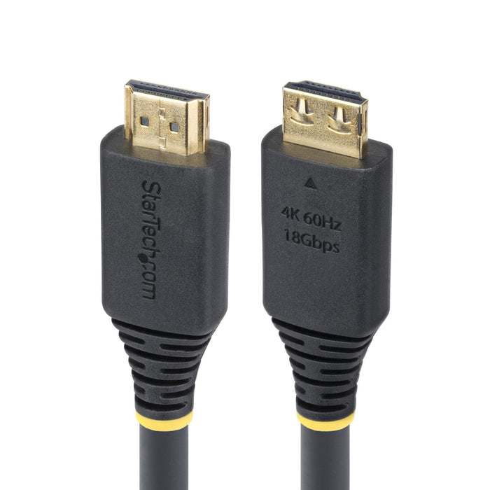 Cable Startech.Com High Speed Hdmi Hdmi Macho A Hdmi Macho 7 M Blindado Negro Sin Halógenos Pasivo Admite 4k60hz Soporte 1440p (Uwqhd) A 144hz 1080p Hasta 240hz