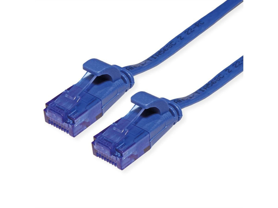 Value Cable De Red Cat.6a (Class Ea) Utp, Extra-Flach, Blau, 5 M