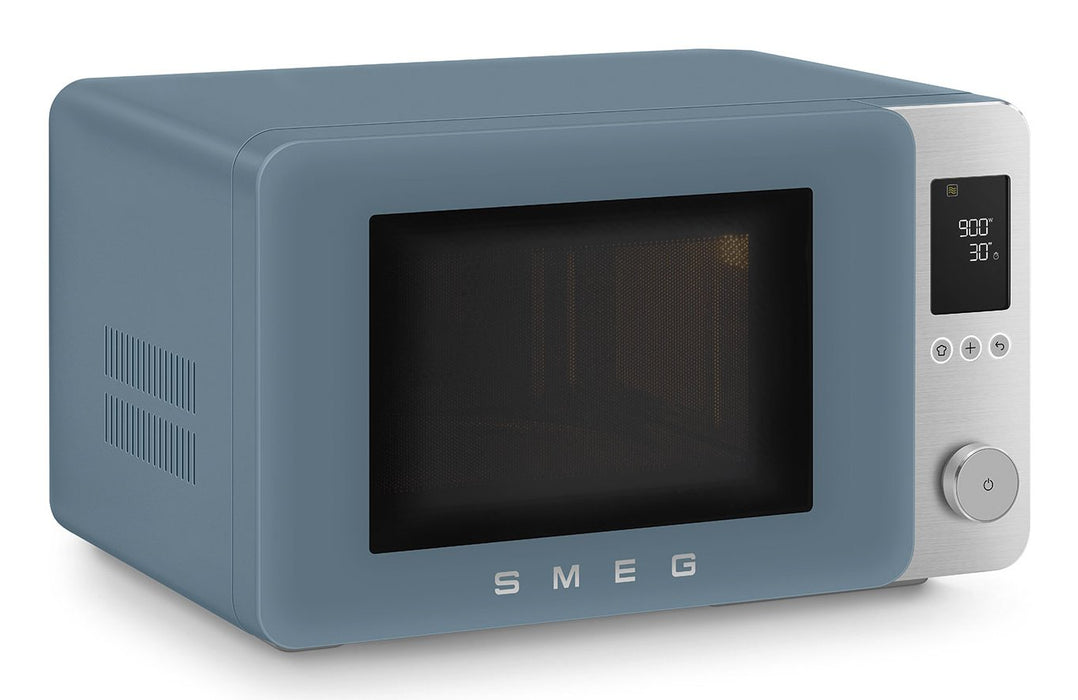 EAN 8017709356620 - Smeg MOC02SBMEU microondas Azul Microondas combinado Encimera 27 L 1450 W imagen 3