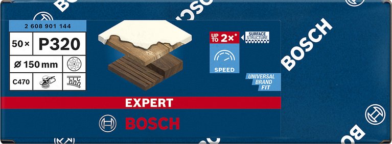 EAN 4059952544823 - Bosch Expert C470 50 pieza(s) Disco de lijado imagen 2
