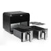 EAN 8712836969360 - Princess 182074 Doble 8 L Independiente 1700 W Freidora de aire caliente Negro, Acero inoxidable imagen 4
