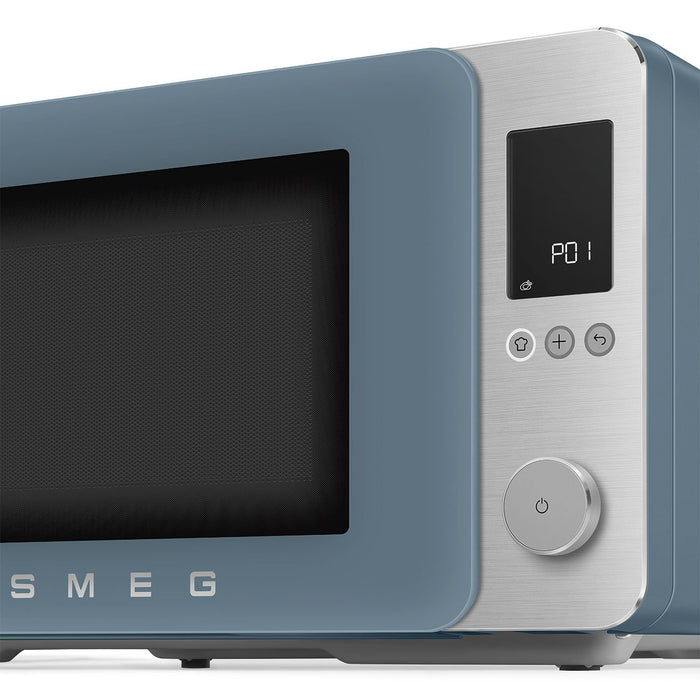 EAN 8017709356620 - Smeg MOC02SBMEU microondas Azul Microondas combinado Encimera 27 L 1450 W imagen 5