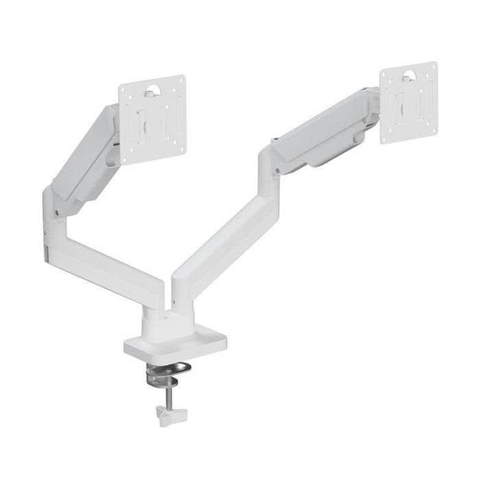 Gembird Desk Mounted Adjustable Double Monitor Arm 17-32" White