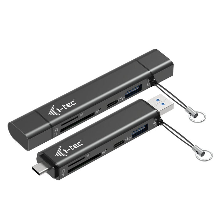 I-Tec Usb-C Usb-A Dongle Sd Tf And 2x Usb 1x Usb-A 1x Usb-C