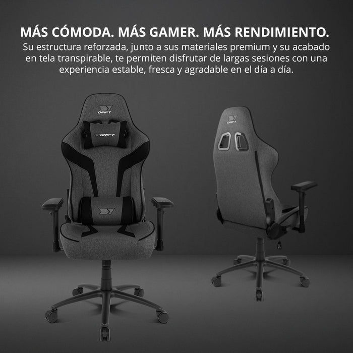 Silla Gaming Drift Dr90xxl Gris