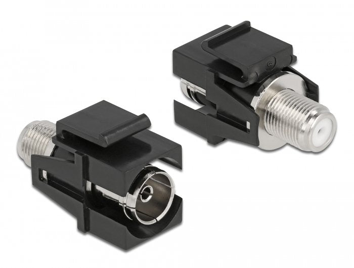 Delock 86855 Módulo Keystone Iec Hembra > F Hembra Noir