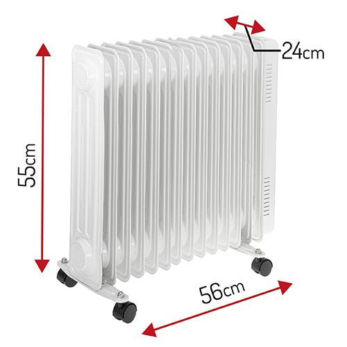 EAN 5903887805988 - Adler AD 7818 calefactor eléctrico Interior Blanco 2500 W Radiador de aceite eléctrico imagen 7