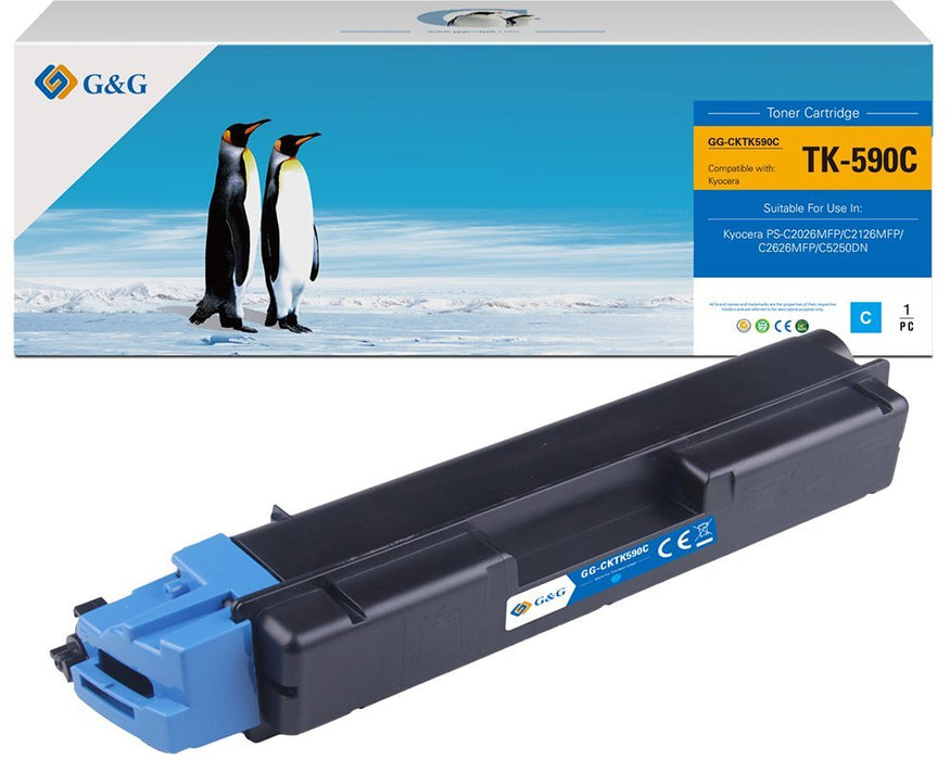 G&G Toner Compatible Con Kyocera Tk590c/ 1t02kvcnl0