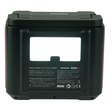 Dedra Dezs0300 Estación De Energía Portátil Ión De Litio 20000 Mah 500 W 2,85 Kg