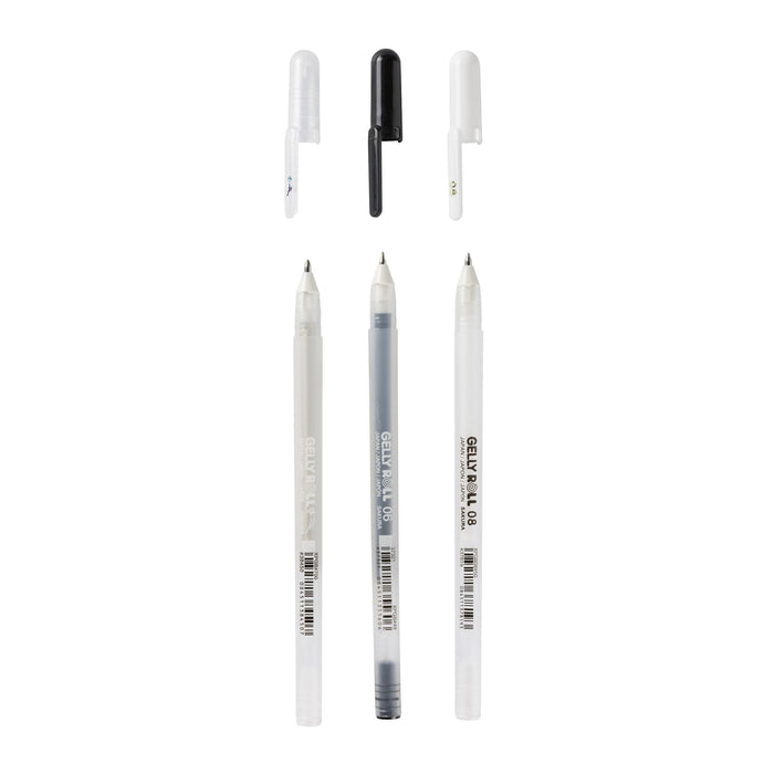 EAN 8712079395742 - Sakura Gelly Roll Bolígrafo de gel con tapa Negro, Blanco 3 pieza(s) imagen 3