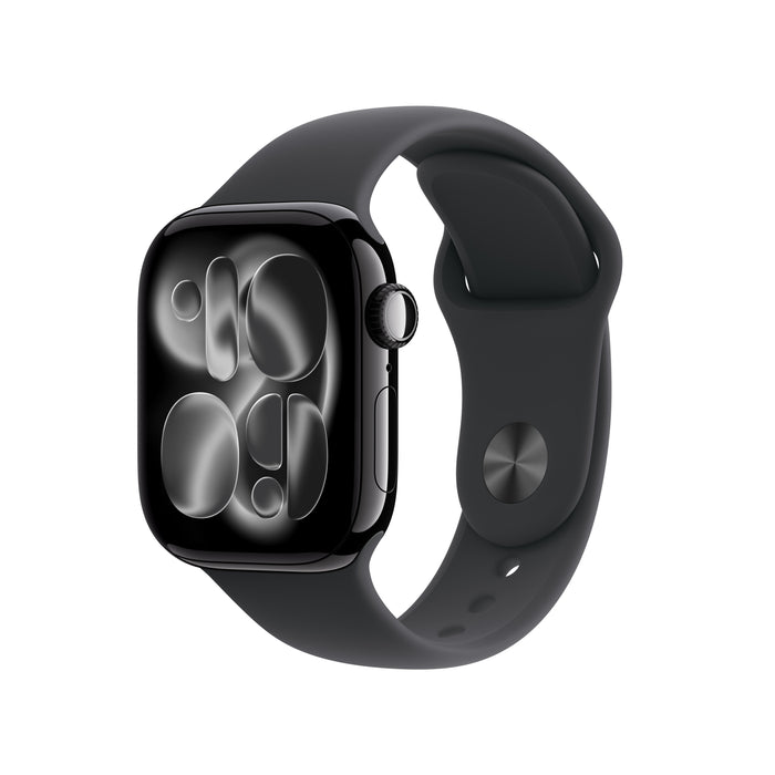 Watch Apple Watch Series 11 (2025) Gps 42mm Jet Black Aluminium Case With Black Sport Band M/L - Black