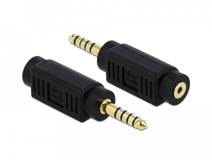 Delock Adapter Klinkenstecker 4,4 Mm 5 Pin Zu Klinkenbuchse 2,5 Mm 4 Pin
