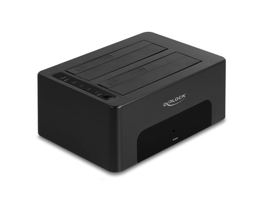 EAN 4043619641871 - DeLOCK 64187 caja para disco duro externo Carcasa de disco duro/SSD Negro 2.5/3.5" imagen 1