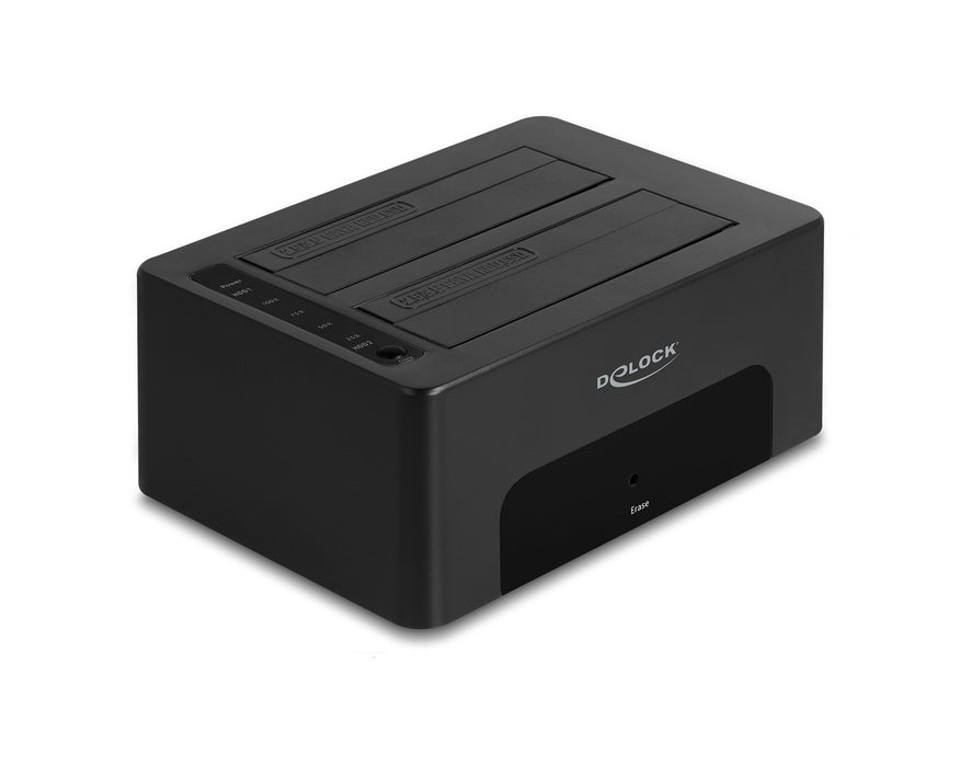 EAN 4043619641871 - DeLOCK 64187 caja para disco duro externo Carcasa de disco duro/SSD Negro 2.5/3.5" imagen 1