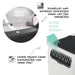 EAN 7610859245069 - Rotho BIALA Gato Caja de arena con cubierta Blanco imagen 3