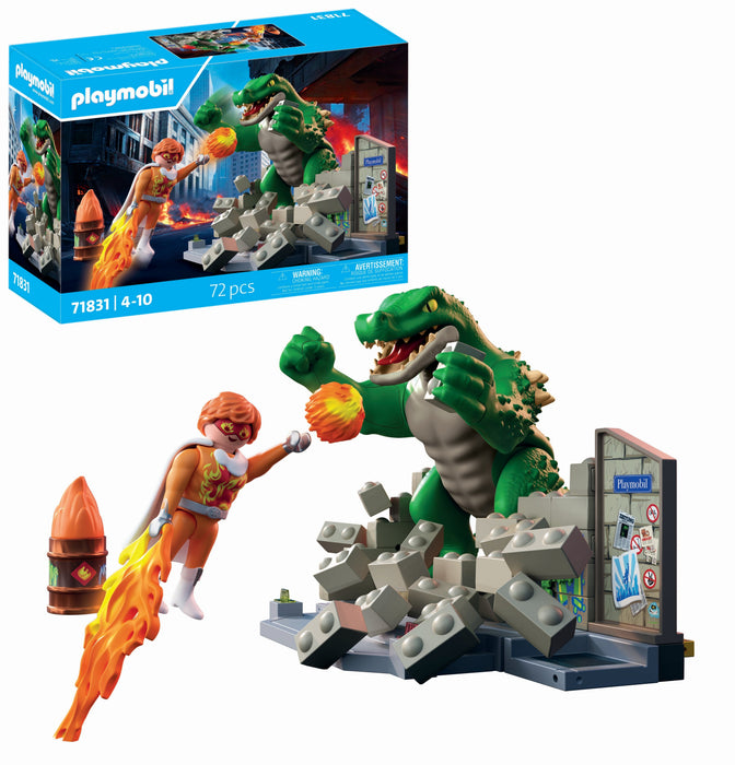Playmobil 71831 Heroes: Helden-Showdown Mit Der Riesenechse 71831