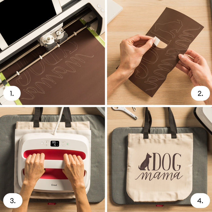 EAN 0093573723070 - Cricut Infusible Ink Tote Bag Beige, Negro Bolso grande imagen 6