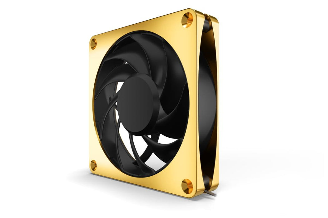 Ventilador  Alphacool Apex Stealth Metal Power 120mm Lüfter 3000rpm Dorado/Negro