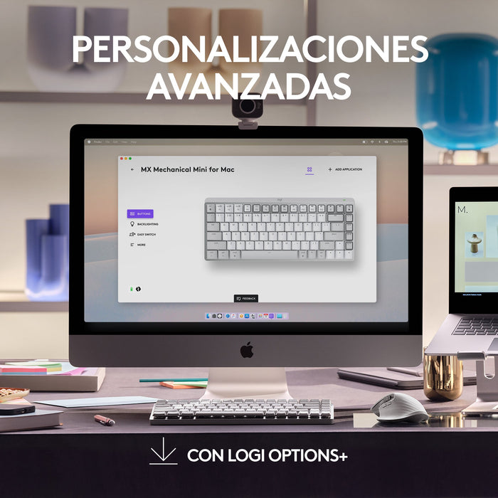EAN 5099206103306 - Logitech Master 920-010799 teclado Oficina RF Wireless + Bluetooth QWERTY Internacional de EE.UU. Gris imagen 10